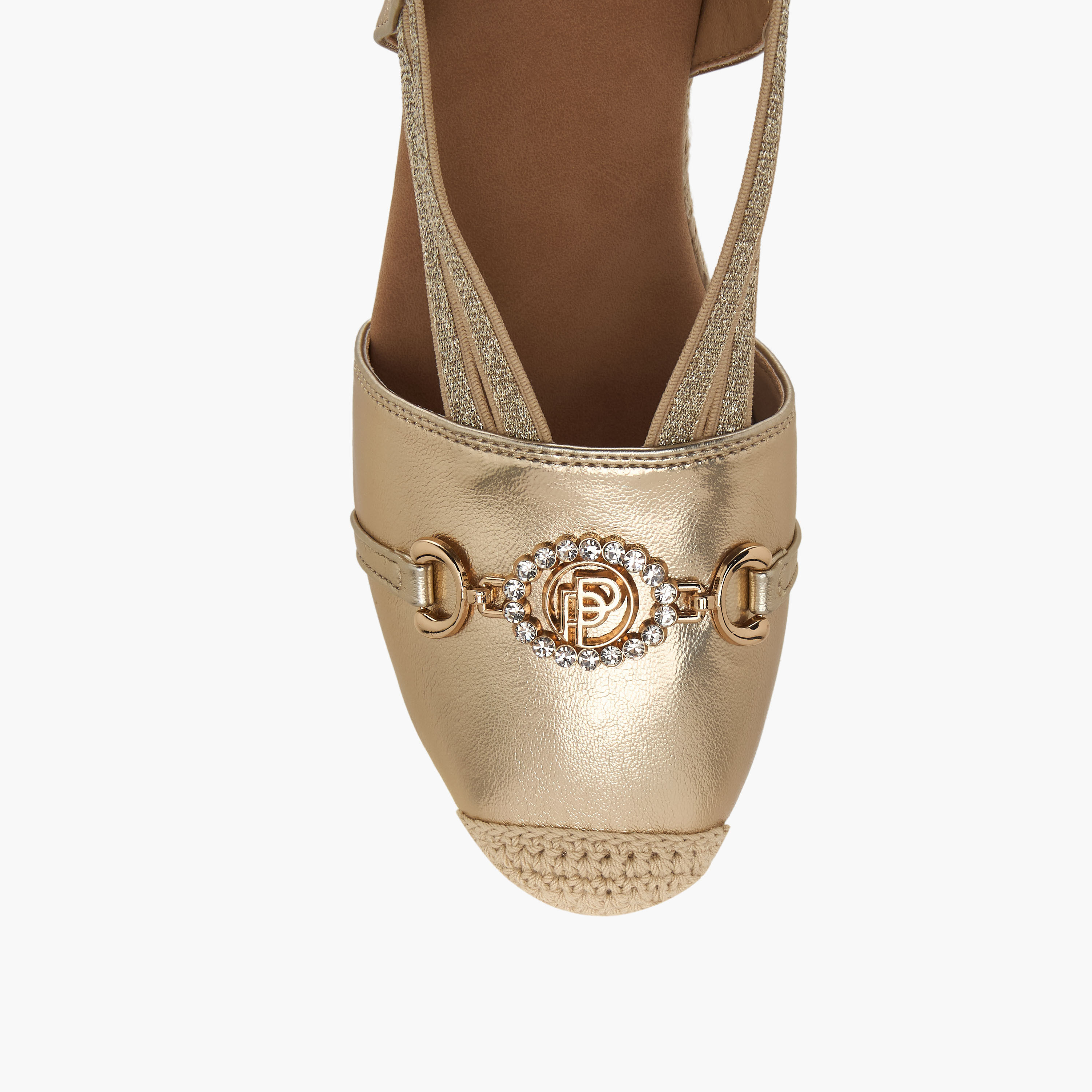 صندل اسبادريل بحزام خلفي وكعب ويدج للنساء من بيبرمينت-women-shoes-flats-espadrilles-image-2