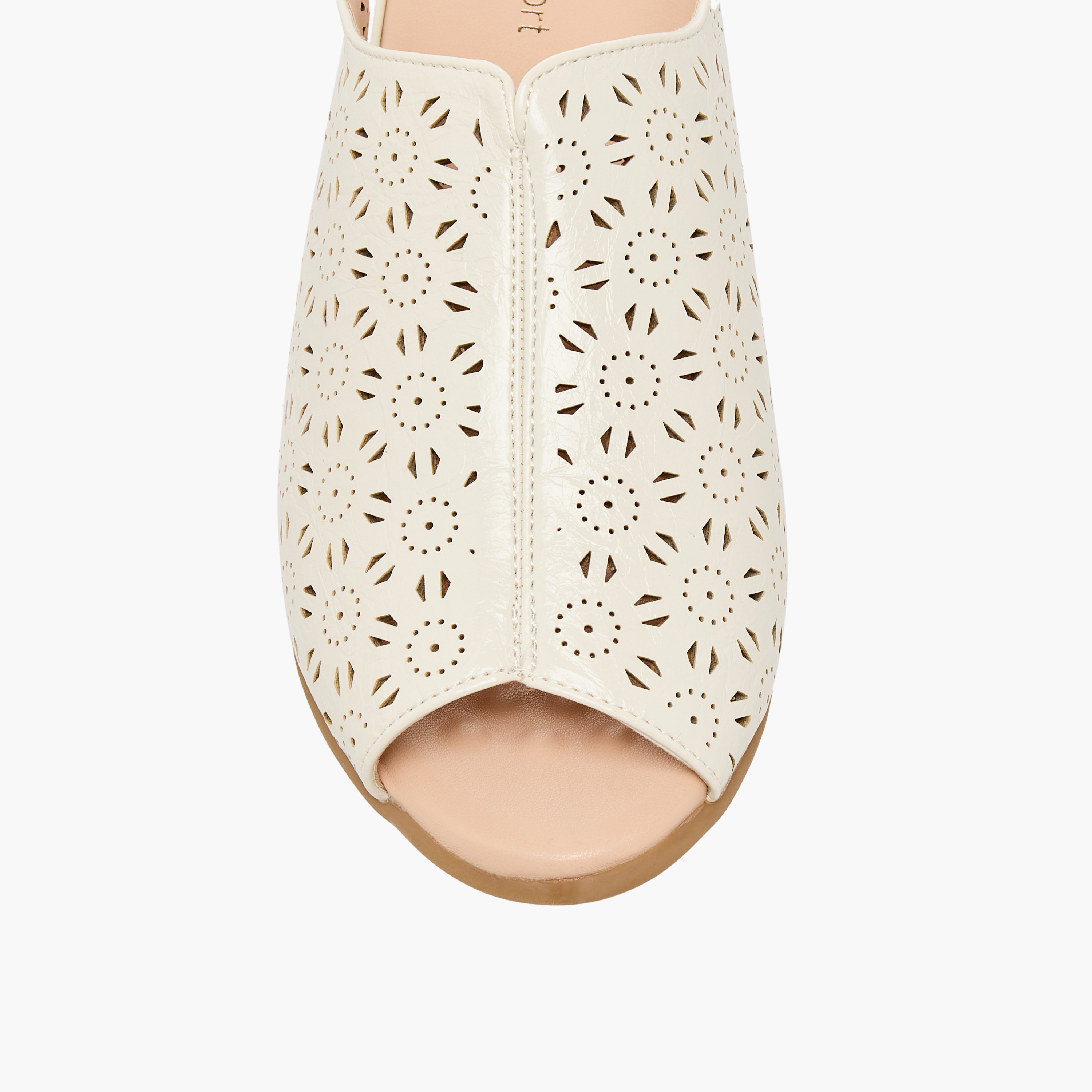 Le Confort Laser Cut Peep Toe Comfort Sandals-women-shoes-sandals-heeled-image-7