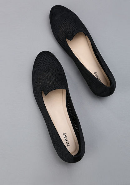 Missy Textured Slip-On Loafers