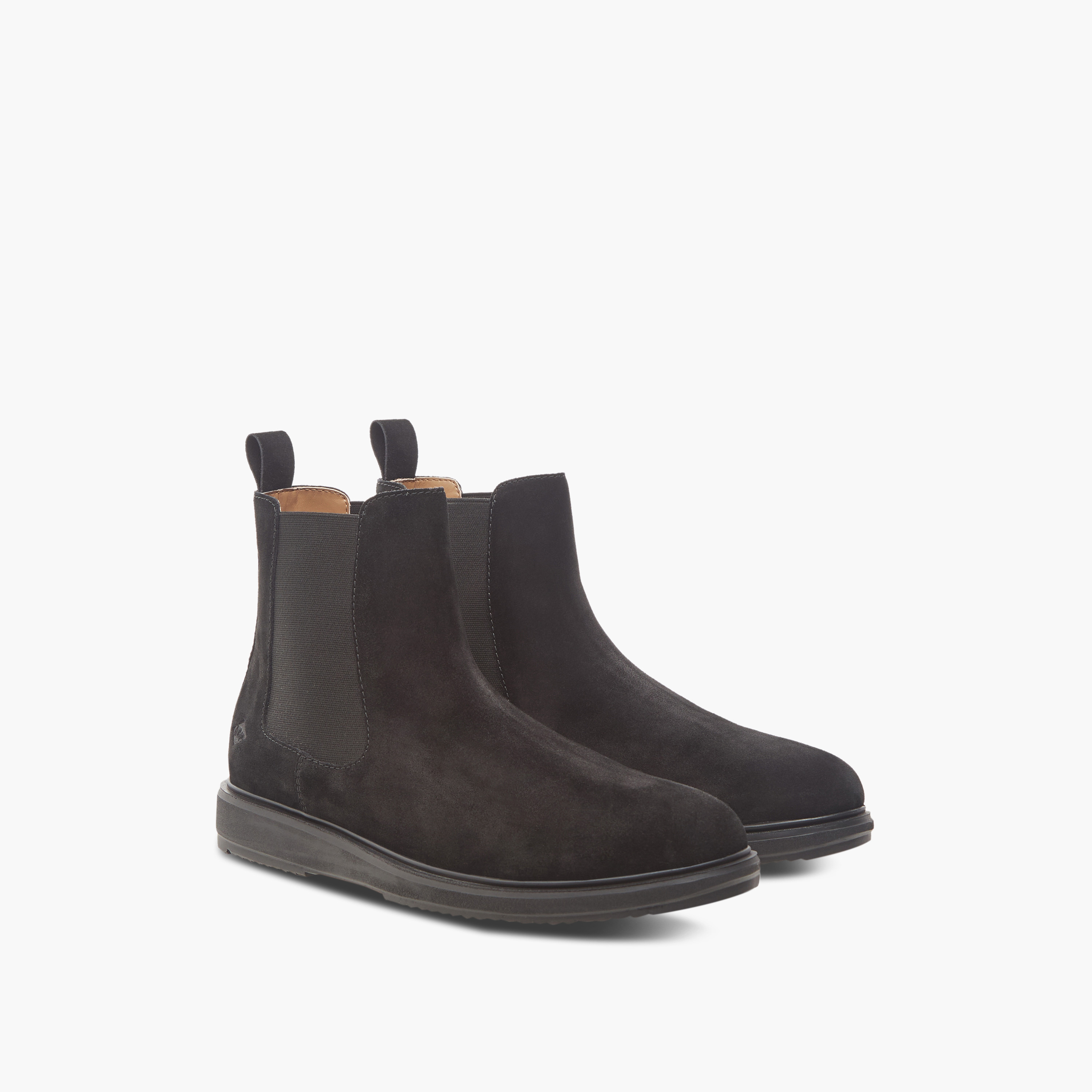 بوت تشيلسي سهل الارتداء سادة بلسان سحب للرجال من لي كوبر-men-shoes-boots-image-6