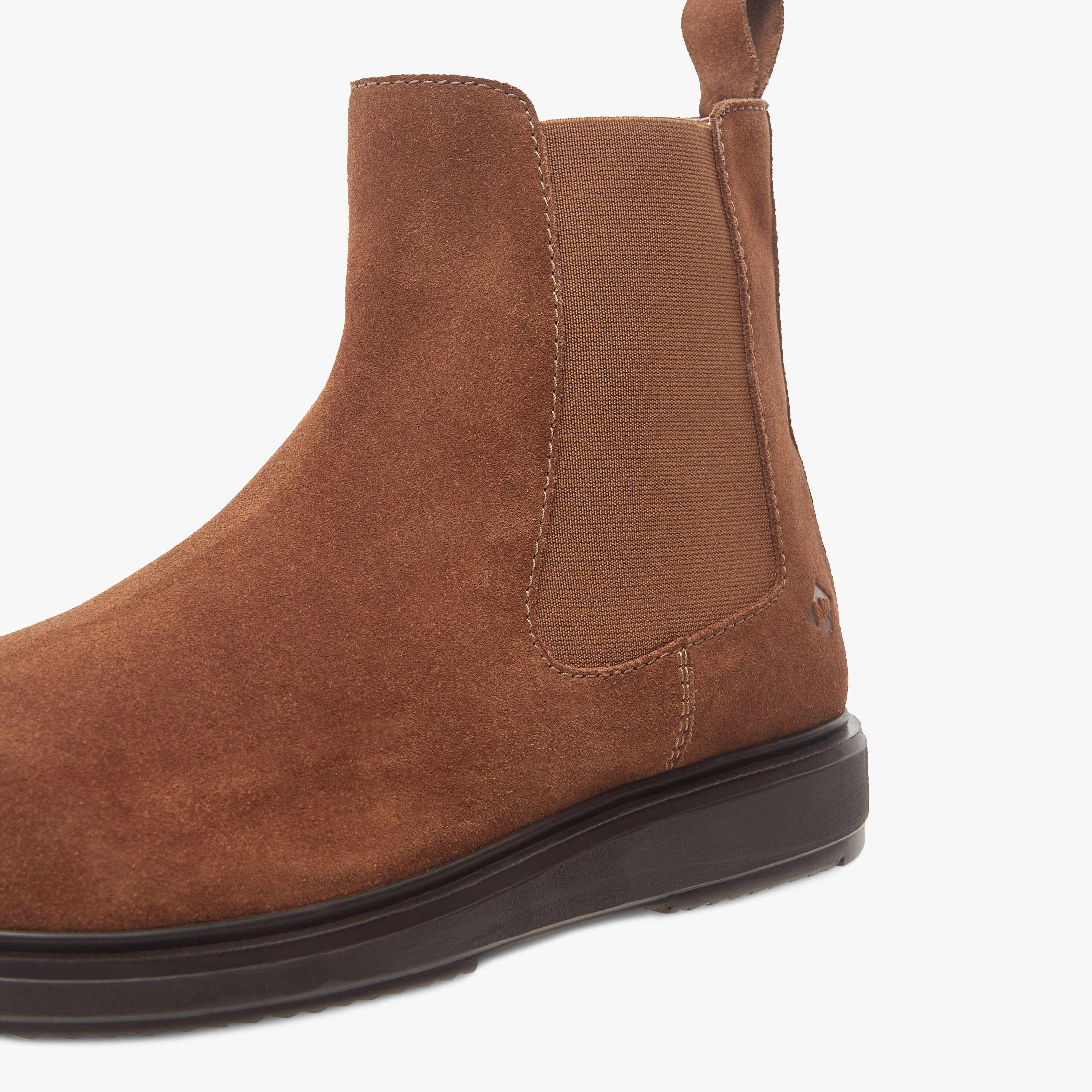 بوت تشيلسي سهل الارتداء سادة بلسان سحب للرجال من لي كوبر-men-shoes-boots-image-4