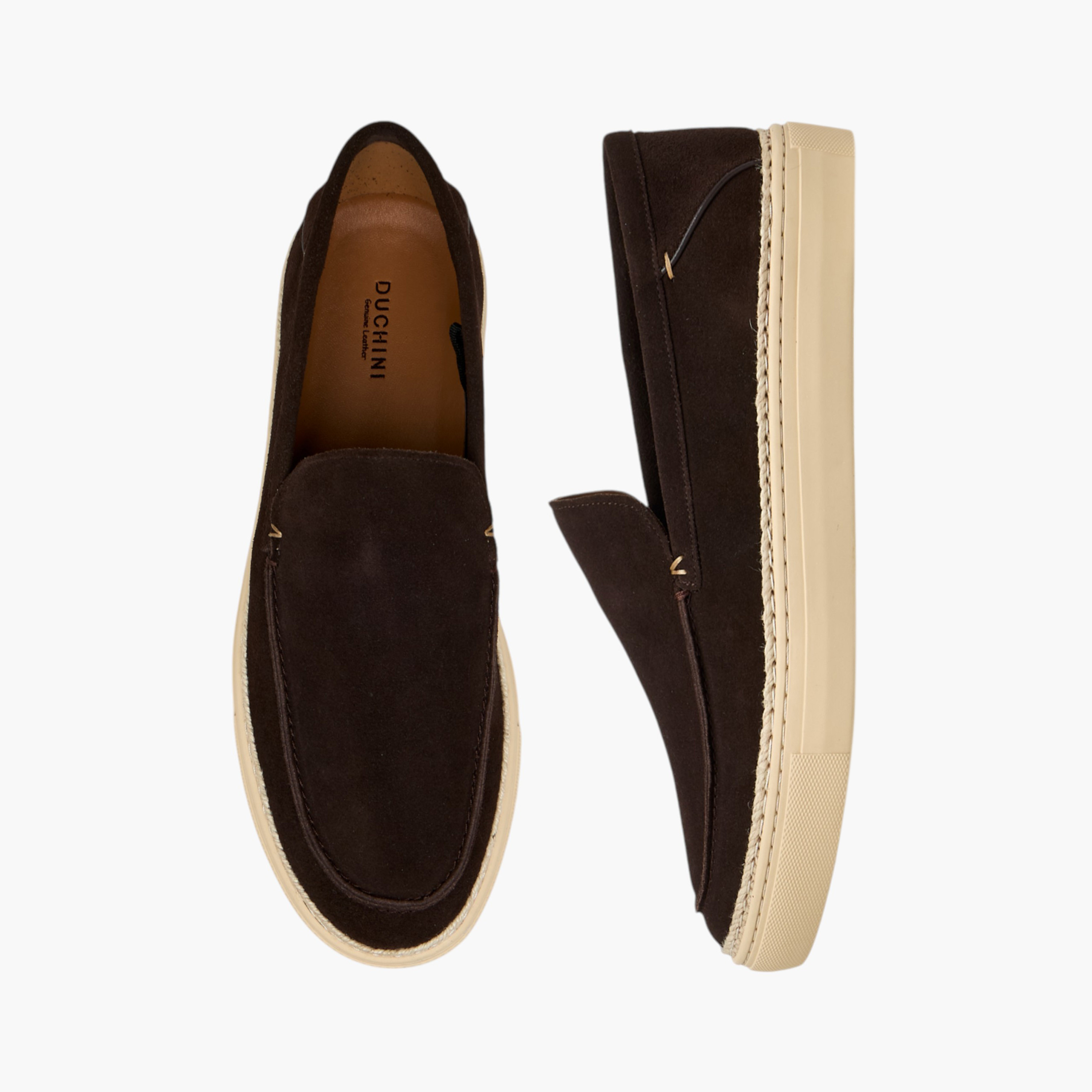 Duchini Men's Leather Solid Slip-On Loafers-men-shoes-loafersandmoccasins-image-1