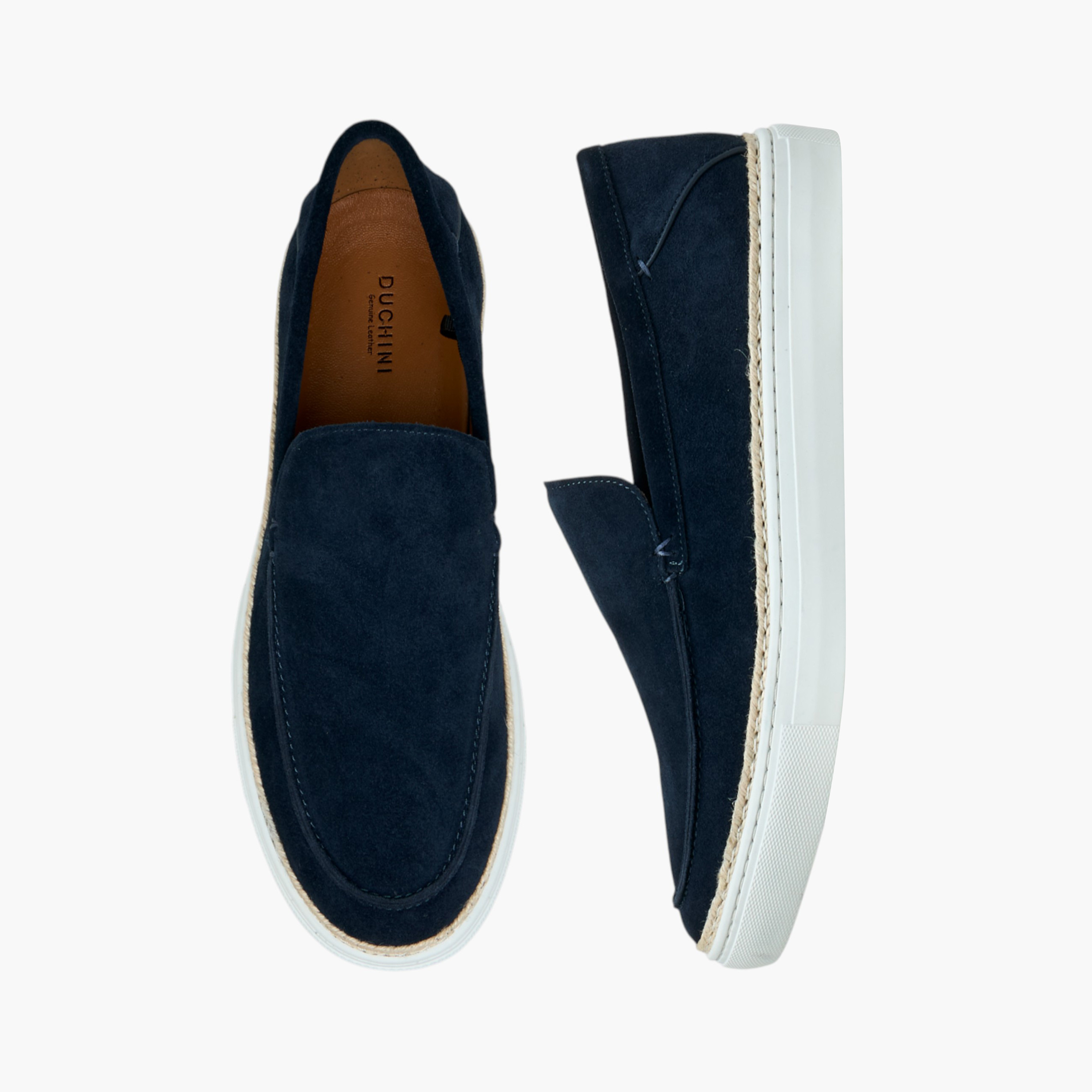 Duchini Men's Leather Solid Slip-On Loafers-men-shoes-loafersandmoccasins-image-1