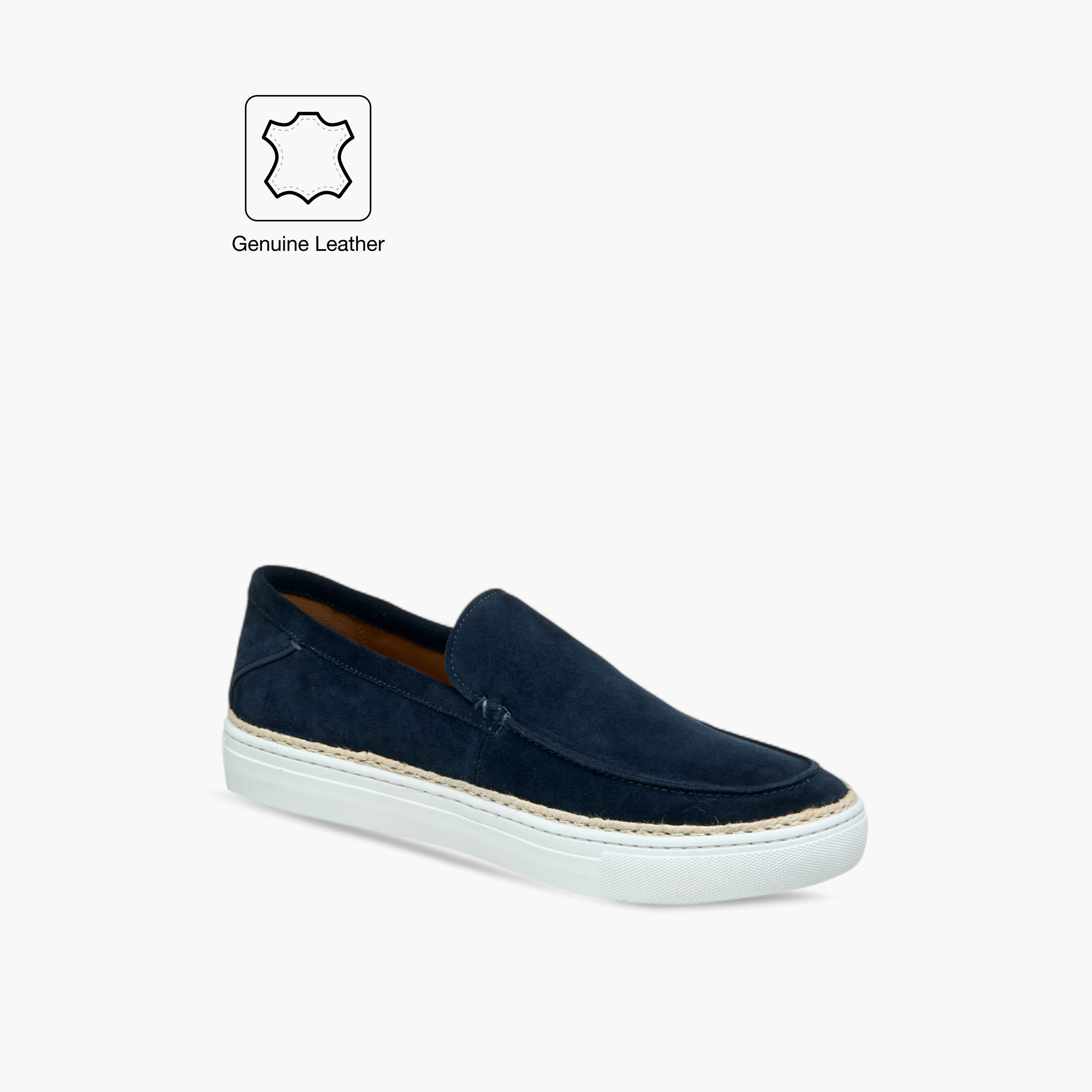 Duchini Men's Leather Solid Slip-On Loafers-men-shoes-loafersandmoccasins-image-2