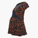 Love2Wait Animal Print Maternity Top with V-neck and Short Sleeves-Tops-thumbnail-0