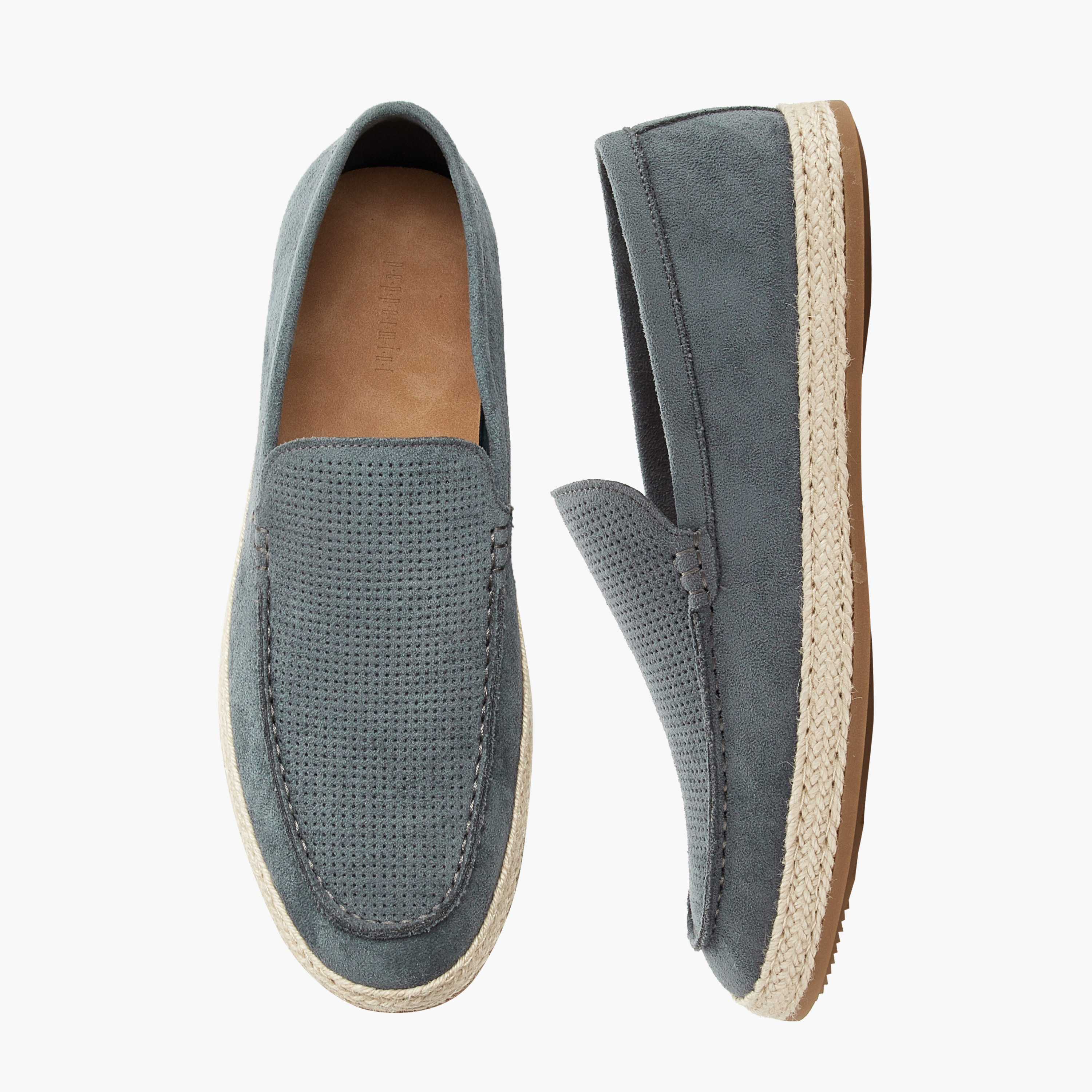 Peppermint Men Textured Espadrille Loafers-men-shoes-loafersandmoccasins-image-1