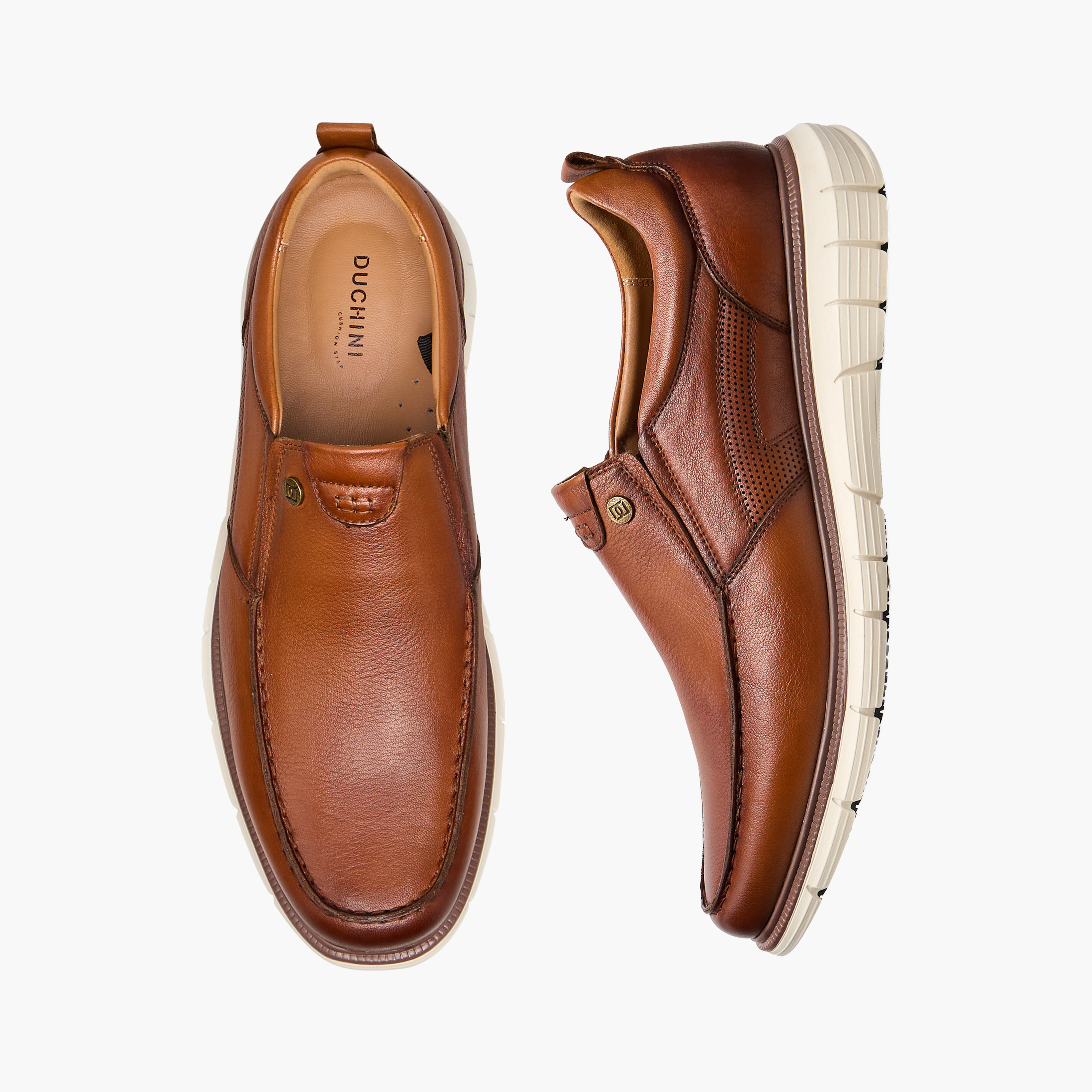 Duchini Men Genuine Leather Slip-On Loafers-men-shoes-loafersandmoccasins-image-1