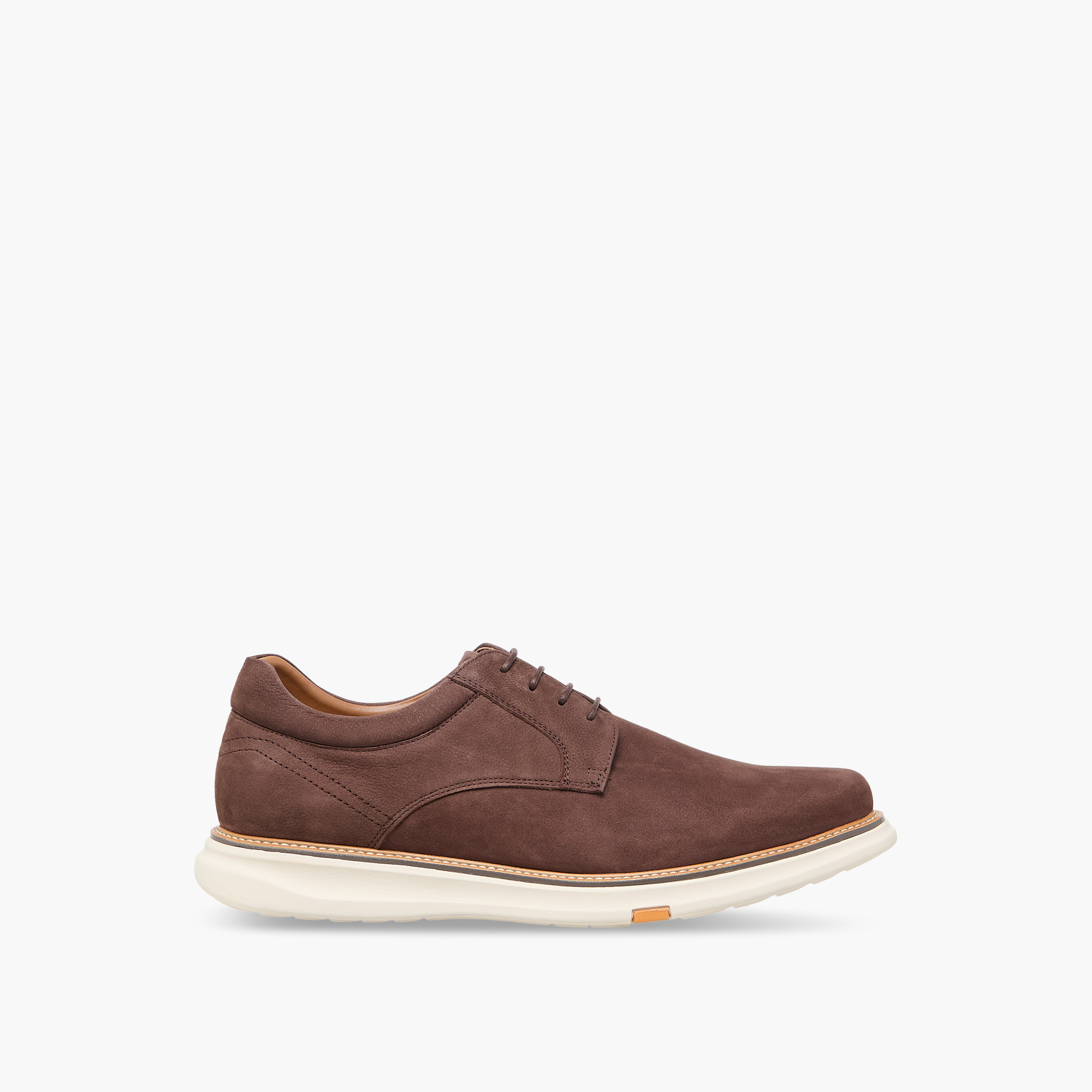 Le Confort Leather Solid Lace-Up Sneakers-men-shoes-sneakers-image-3