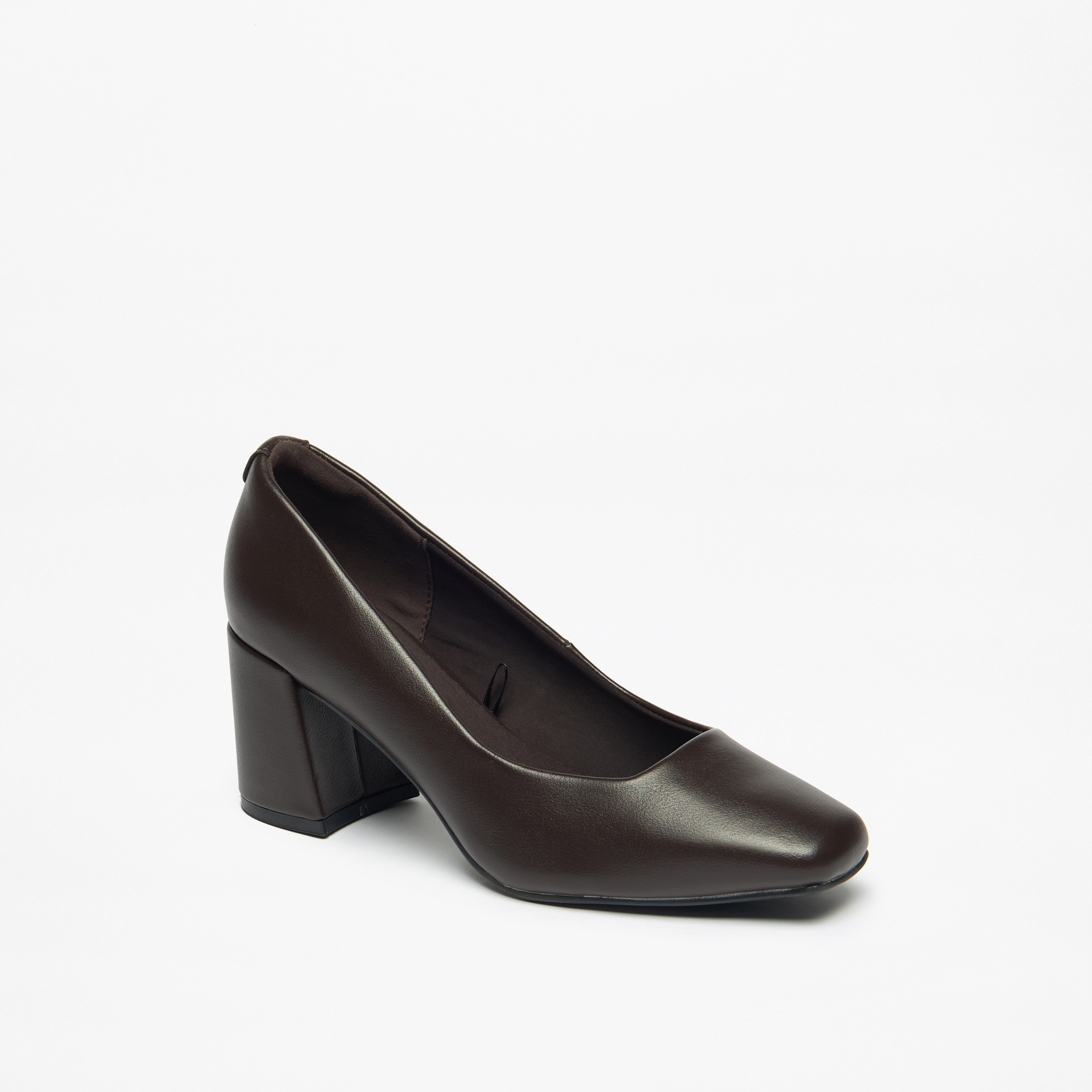 Celeste Women's Solid Slip-On Shoes with Block Heels-women-shoes-heels-image-1