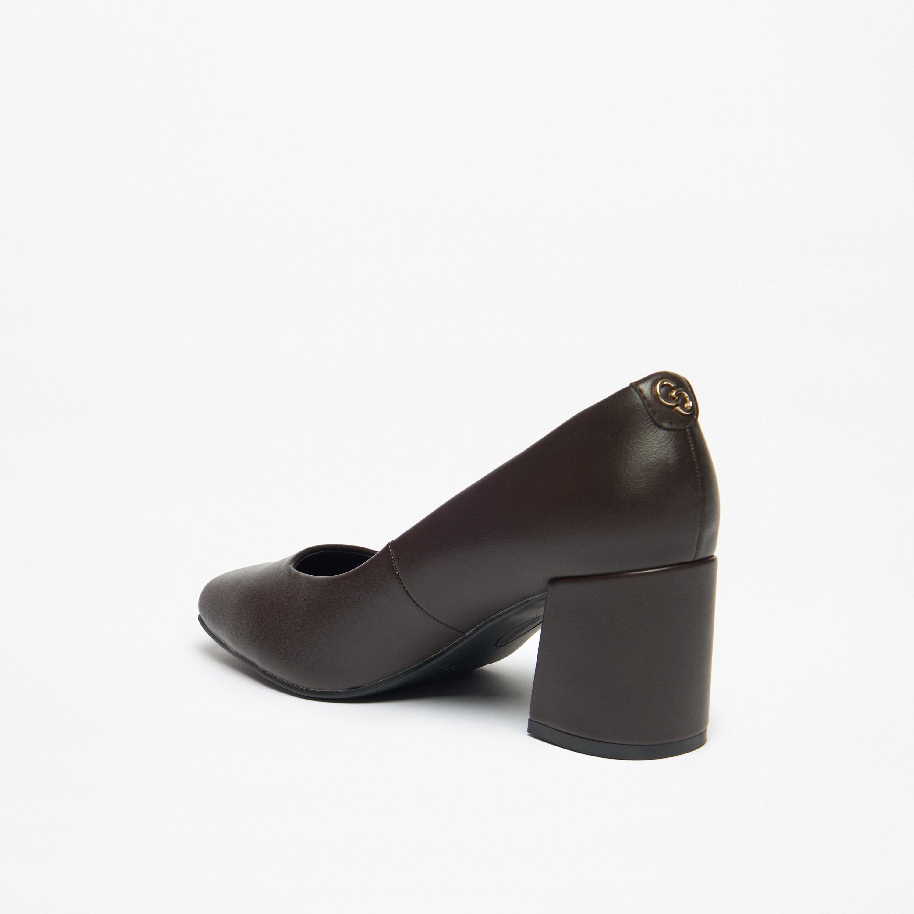 حذاء سادة سهل الارتداء بكعب سميك للنساء من سيليست-women-shoes-heels-image-2