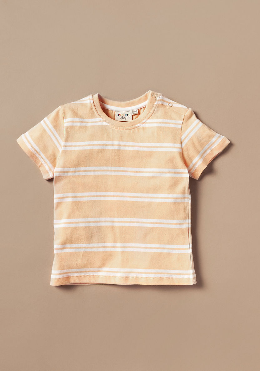 Juniors Printed Short Sleeve T-shirt - Set of 2-T Shirts-image-1