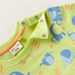 Juniors Elephant Print Crew Neck T-shirt and Short Sleeves-T Shirts-thumbnail-2