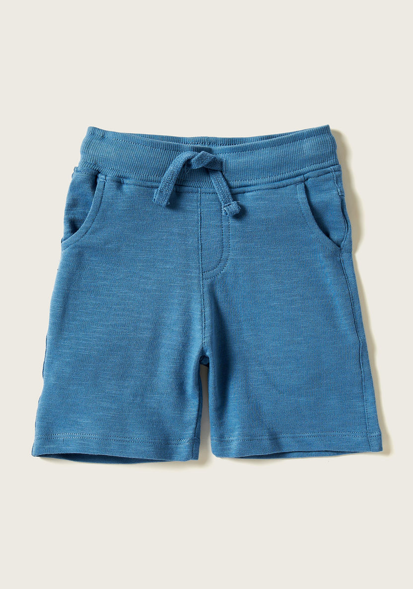 Juniors Printed Shorts with Drawstring Closure and Pockets - Set of 2-Multipacks-image-3