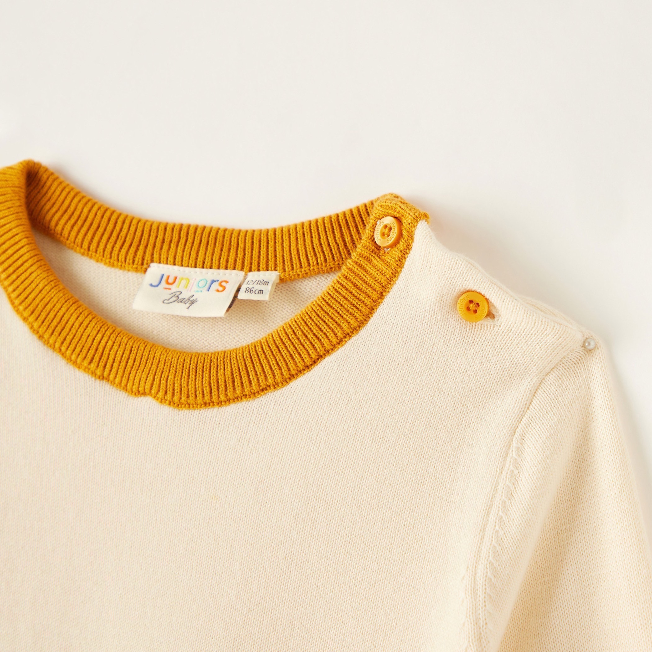 Juniors Colourblock Pullover with Long Sleeves-baby-boys-clothing-winterwear-jumpersandcardigans-image-2