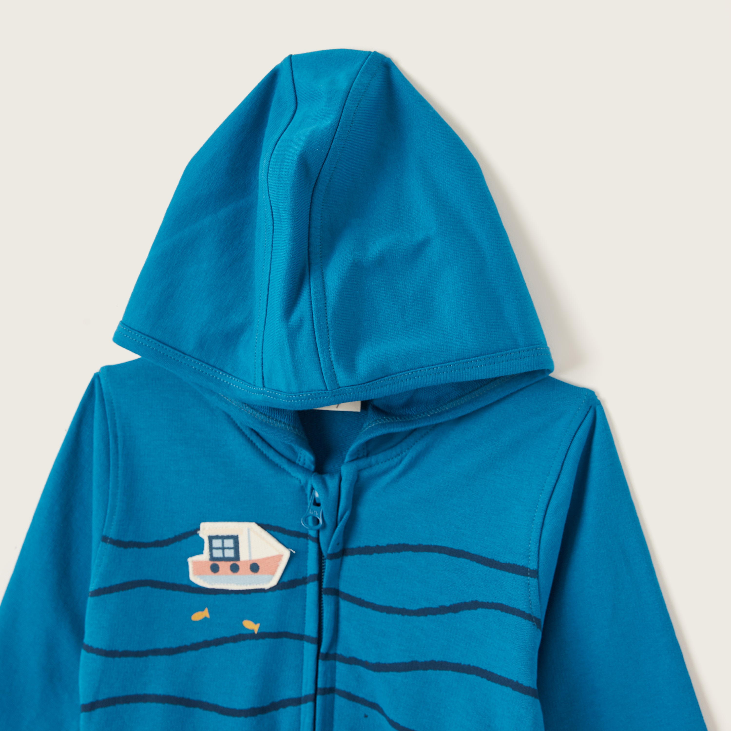 Juniors Printed Jacket with Long Sleeves and Hood-baby-boys-clothing-winterwear-jacketsandblazers-image-3