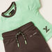 XYZ Printed Round Neck T-shirt and Full Length Jog Pants Set-Sets-thumbnail-1