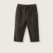 Giggles Textured Pants with Pockets and Drawstring Closure-Pants-thumbnail-0