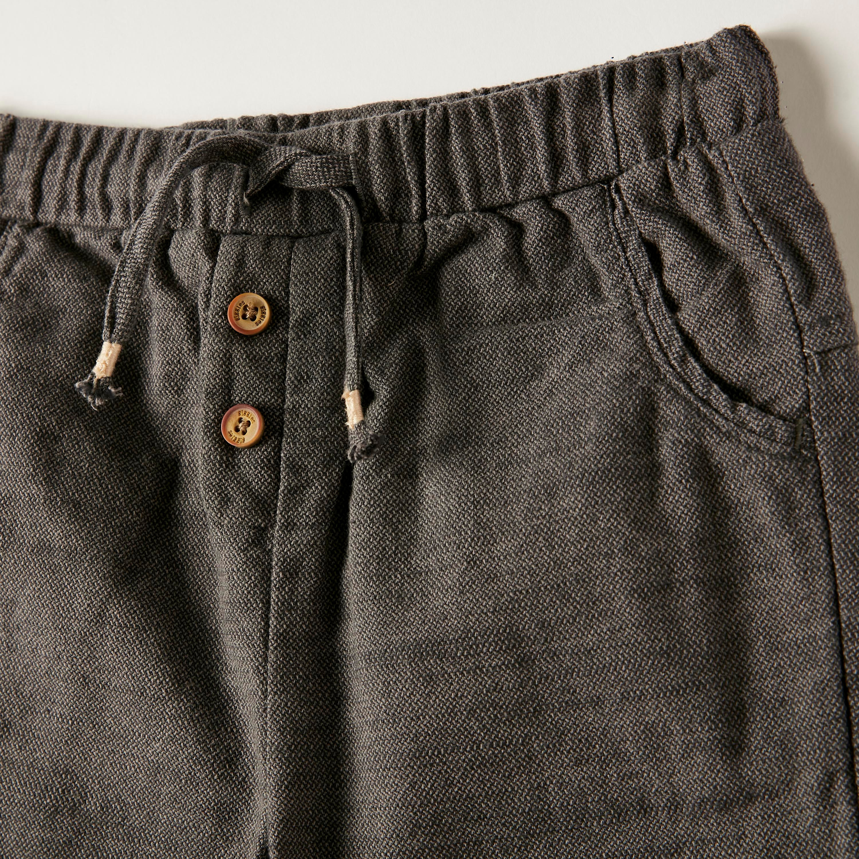 Giggles Textured Shorts with Pockets and Drawstring Closure-baby-boys-clothing-bottoms-shorts-image-2