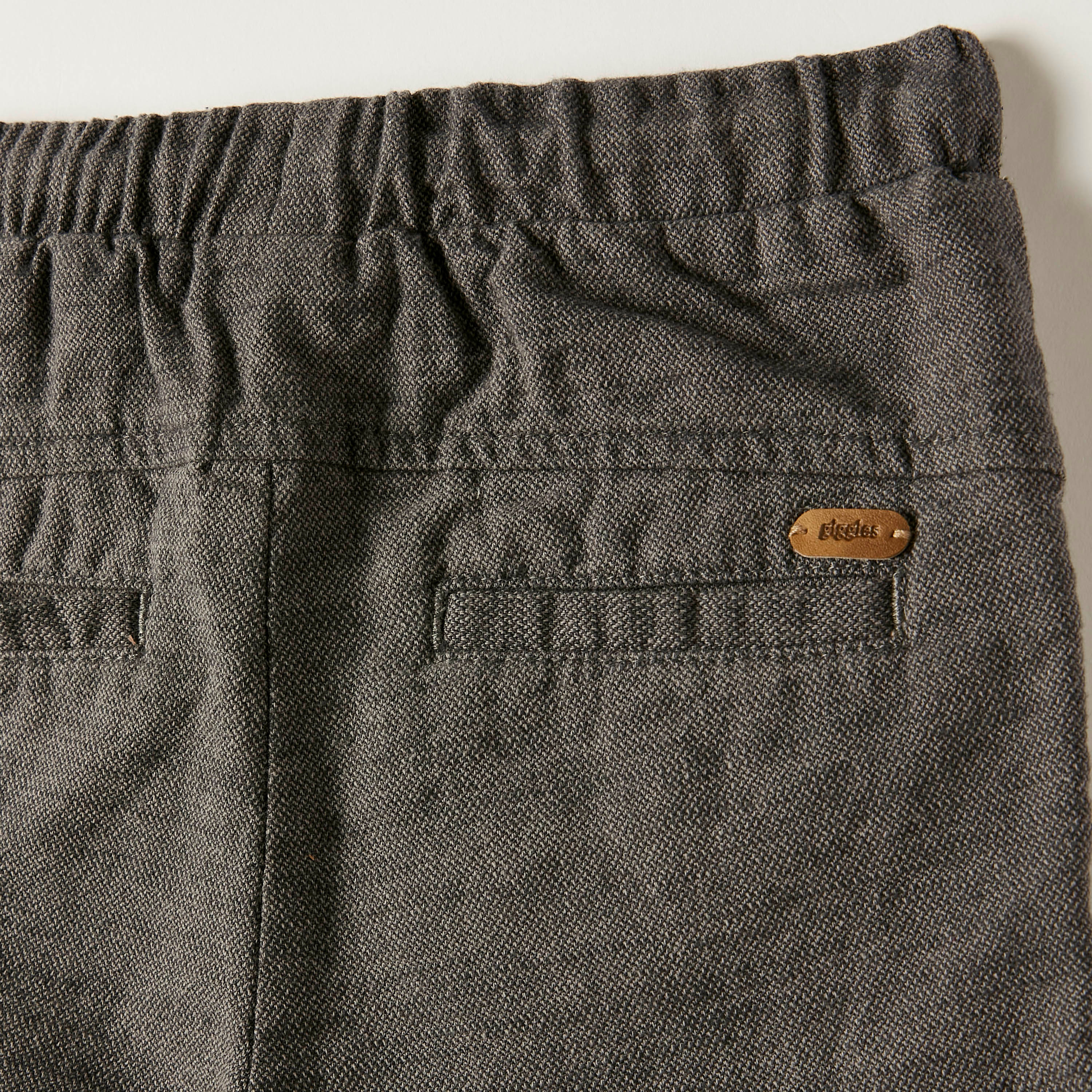 Giggles Textured Shorts with Pockets and Drawstring Closure-baby-boys-clothing-bottoms-shorts-image-4