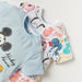 Disney Mickey Mouse Print Crew Neck T-shirt with Short Sleeves - Set of 2-T Shirts-thumbnail-1