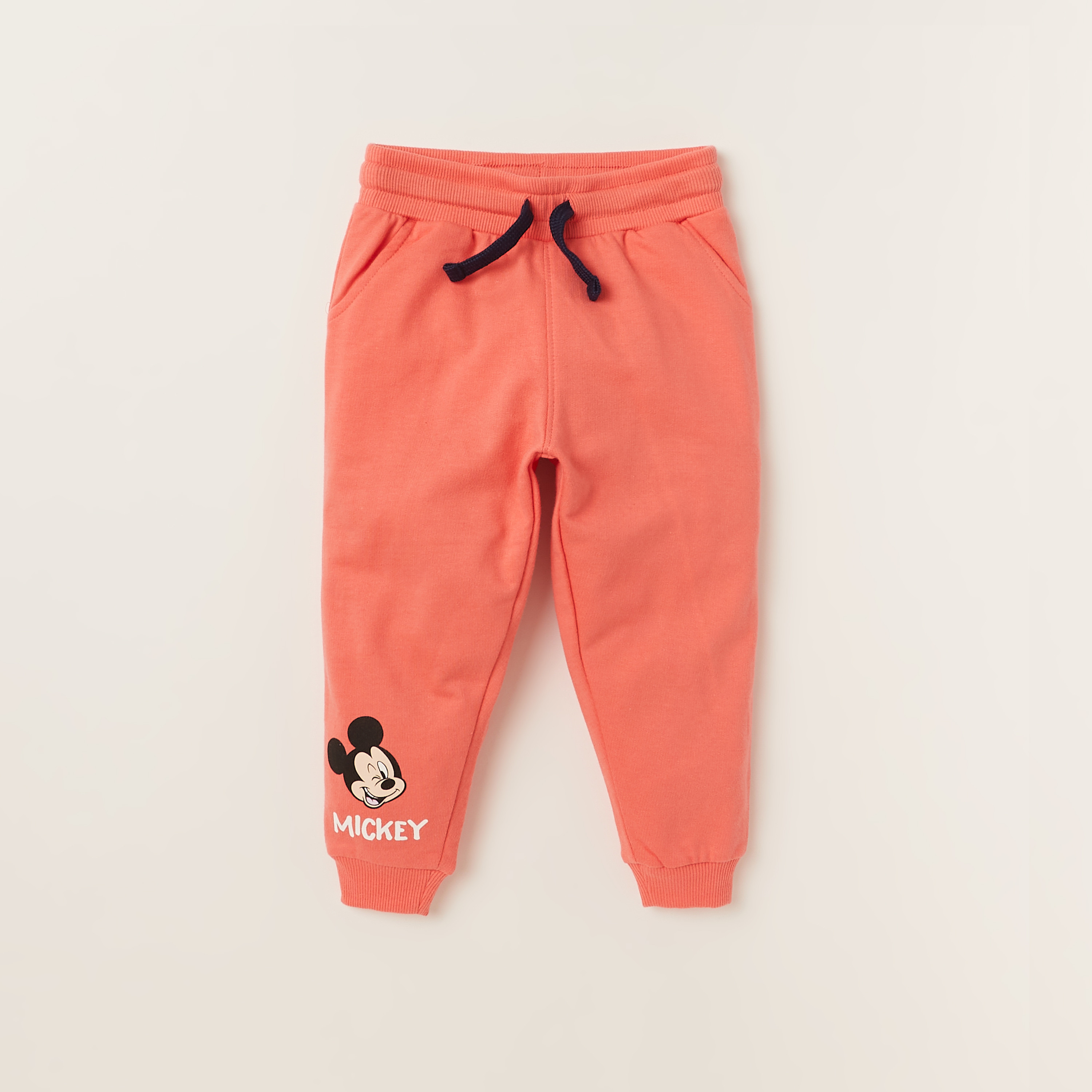Disney Mickey Mouse and Friends Print T-shirt and Jog Pants Set-baby-boys-clothing-setsandcoords-image-3