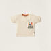 Snoopy Dog Print Crew Neck T-shirt and Shorts Set-Clothes Sets-thumbnail-1