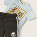 Tom and Jerry Print Crew Neck T-shirt and Shorts Set-Clothes Sets-thumbnail-1