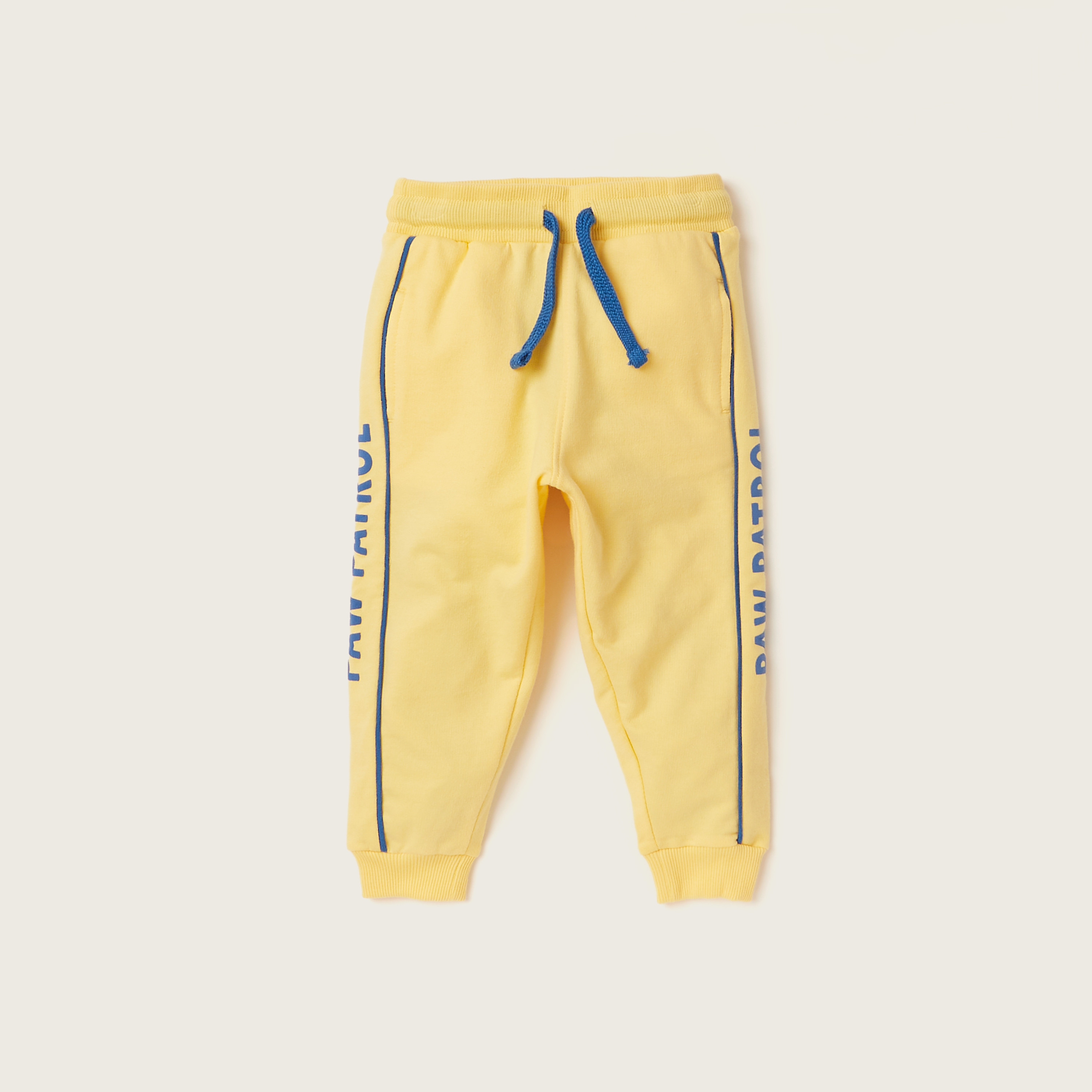 بناطيل محبوكة بطبعات باو باترول ورباط وجيوب - طقم من قطعتين-baby-boys-clothing-multipacks-image-2