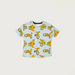 Garfield Print T-shirt and Jog Pants Set-Clothes Sets-thumbnail-1