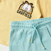 Garfield Print Round Neck T-shirt and Shorts Set-Clothes Sets-thumbnail-1