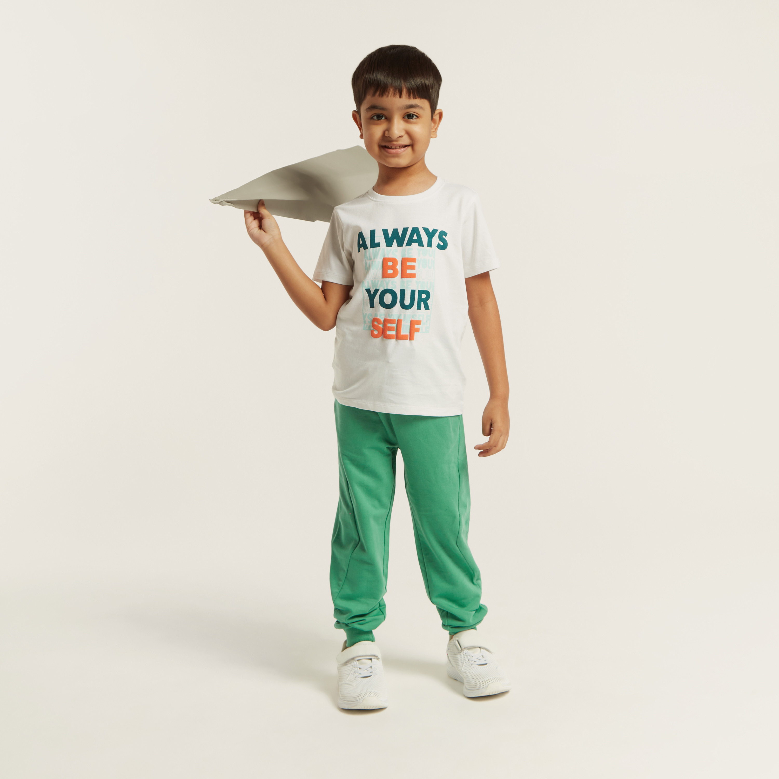 Juniors Graphic Print T-shirt with Short Sleeves-boys-clothing-tshirtsandpolos-image-2