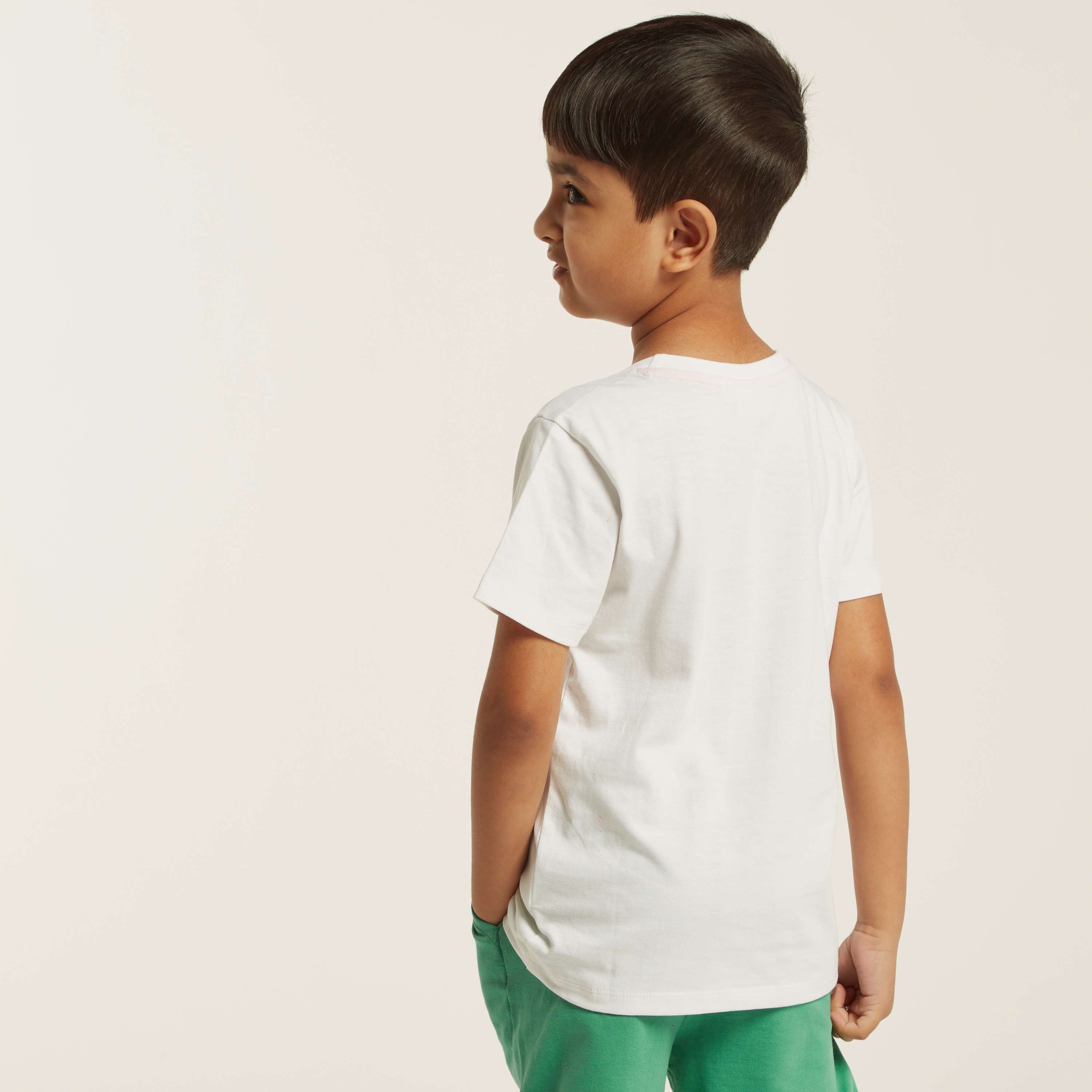 Juniors Graphic Print T-shirt with Short Sleeves-boys-clothing-tshirtsandpolos-image-4