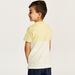 Juniors Colourblock Polo T-shirt with Short Sleeves and Button Closure-T Shirts-thumbnail-4