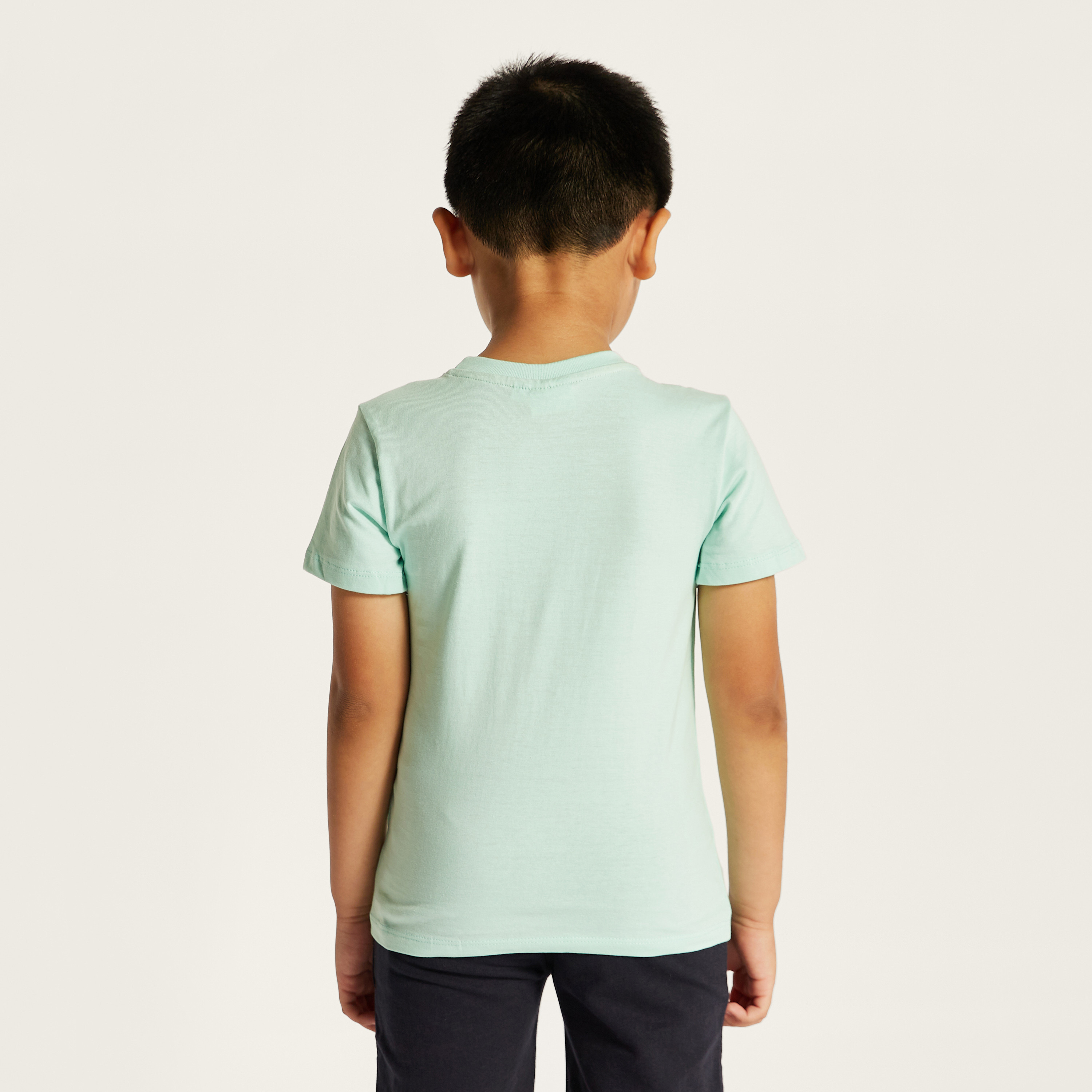 Juniors Printed Crew Neck T-shirt with Short Sleeves-boys-clothing-tshirtsandpolos-image-4