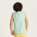 Juniors Printed Vest with Crew Neck-T Shirts-thumbnail-4