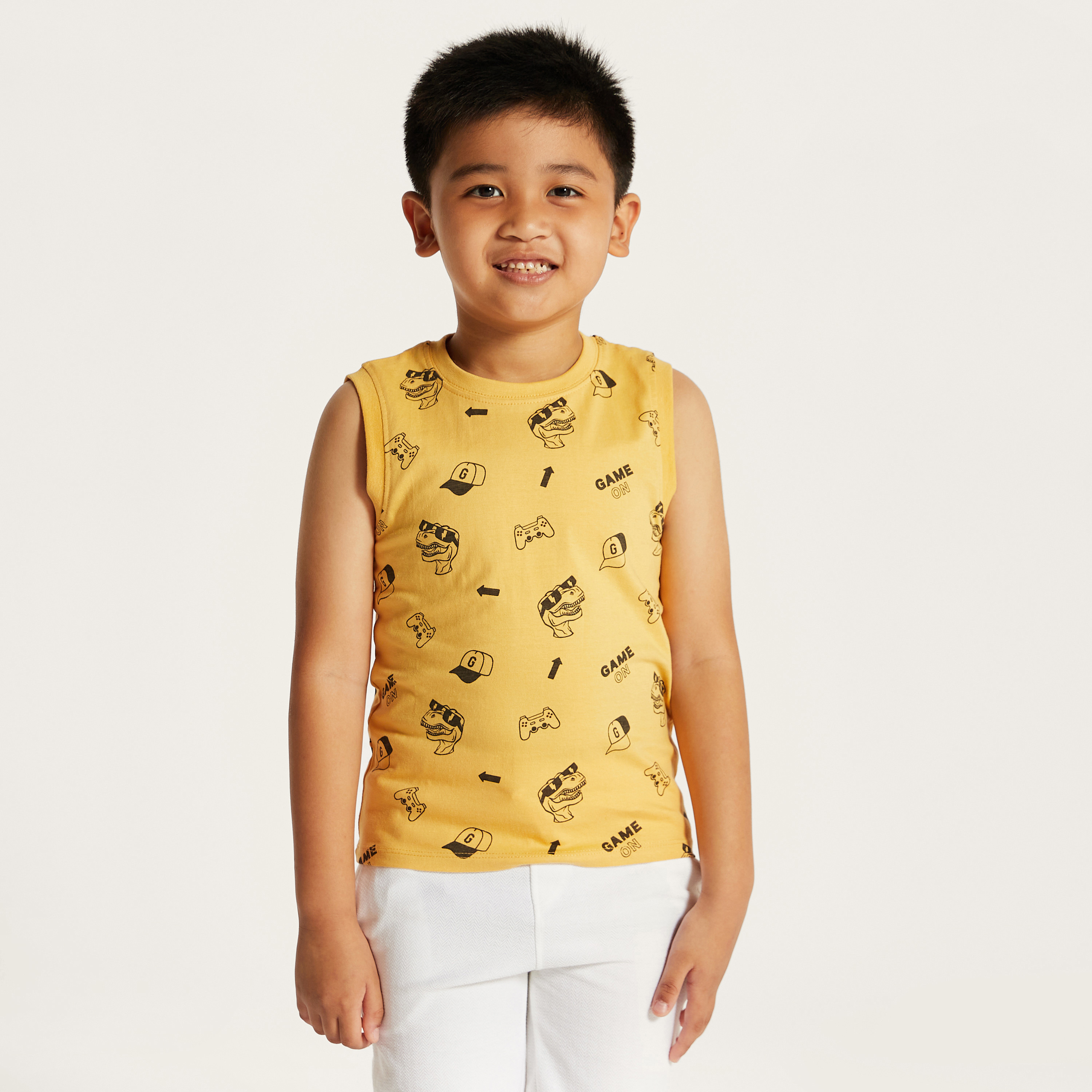 Sleeveless shirt store for baby boy