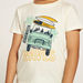 Juniors Printed Crew Neck T-shirt - Set of 2-T Shirts-thumbnail-3