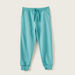 Juniors Solid Jog Pants with Pockets and Drawstring Closure-Joggers-thumbnail-0