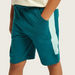 Juniors Panelled Shorts with Pockets and Drawstring Closure-Shorts-thumbnailMobile-2