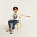 Juniors Graphic Print T-shirt and Jog Pants Set-Clothes Sets-thumbnail-0