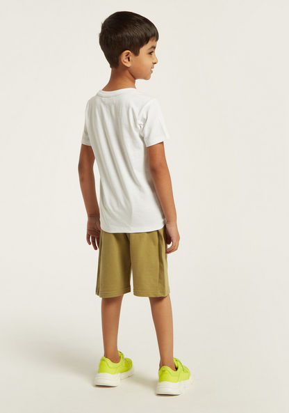 Juniors Printed T-shirt and Shorts - Set of 3