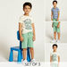Juniors 3-Piece T-shirts and Shorts Set-Clothes Sets-thumbnail-0