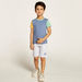 Juniors 3-Piece Crew Neck T-shirt and Shorts Set-Clothes Sets-thumbnail-1