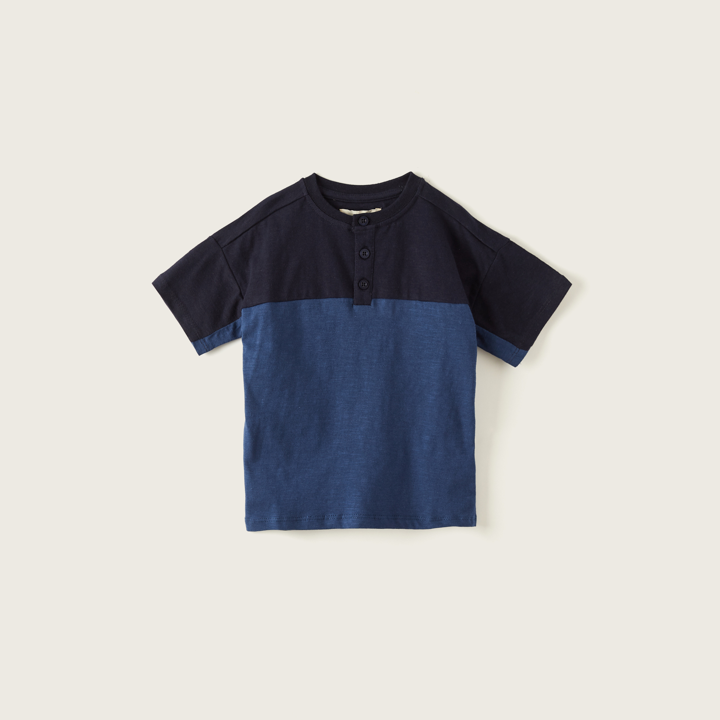 Juniors Colourblock T-shirt with Short Sleeves-boys-clothing-tshirtsandpolos-image-1