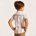Juniors Striped Short Sleeves Shirt with Button Closure and Pocket-Shirts-thumbnailMobile-3