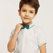 Juniors Solid Shirt with Button Closure and Bow Detail-Shirts-thumbnail-0