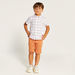 Juniors Checked Shirt and Shorts Set-Clothes Sets-thumbnail-1