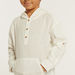 Solid Hooded Shirt with Long Sleeves and Pocket Detail-Shirts-thumbnail-2
