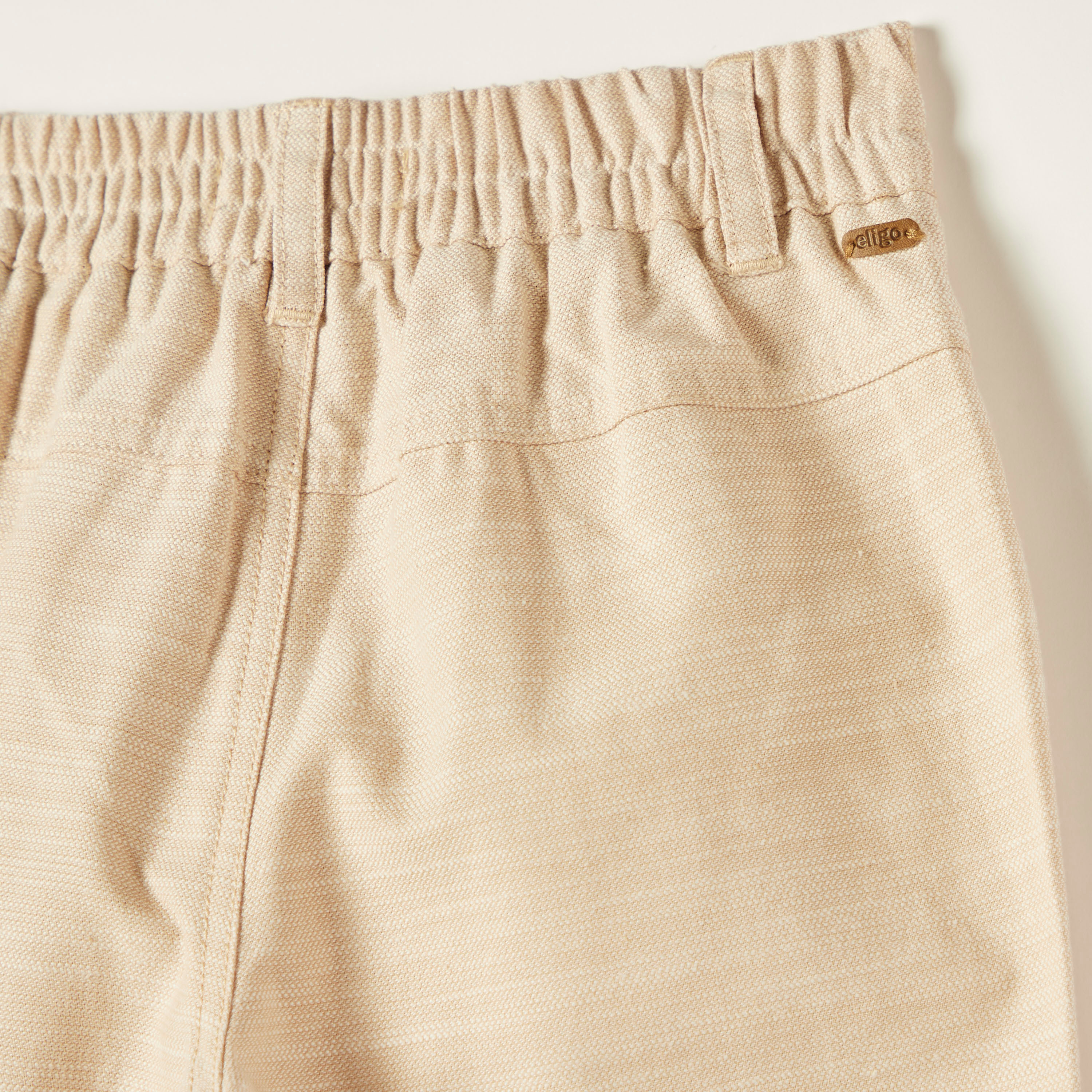 بنطلون منسوج سادة بجيوب وأزرار إغلاق-boys-clothing-bottoms-trousers-image-4