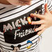 Disney Mickey and Friends Striped Crew Neck T-shirt with Short Sleeves-T Shirts-thumbnail-2